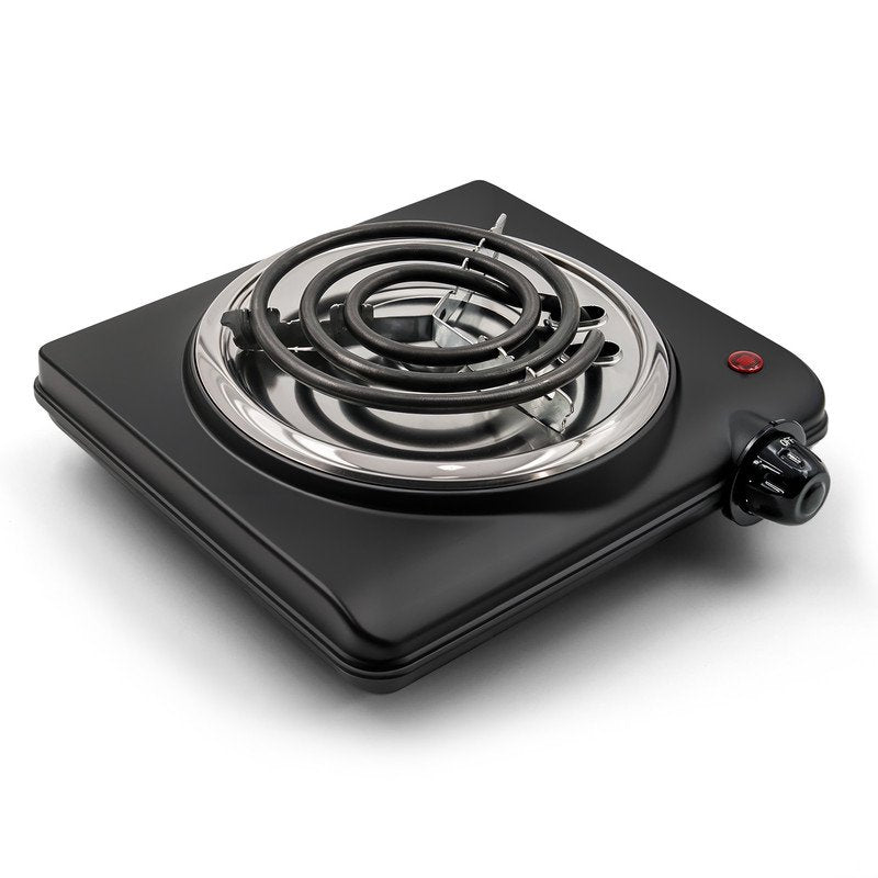 Single Coiled Electric Burner Hot Plate - Portable Cooking Appliance