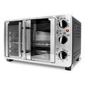 25L Double French Door Countertop Toaster Oven, Stainless Steel - 12" Pizza
