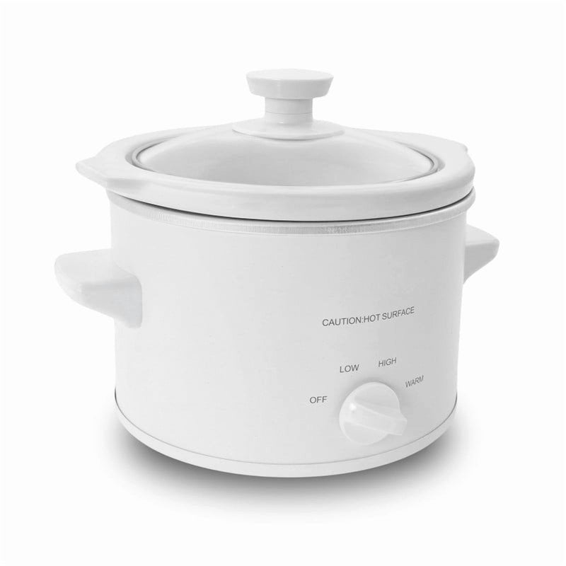 1.5-Quart Mini Slow Cooker - Compact Electric Food Cooker with Removable Pot
