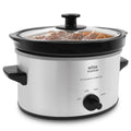 2-Quart Oval Slow Cooker with Adjustable Settings and Keep Warm