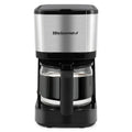5-Cup Compact Coffee Maker with Reusable Filter and Pause 'n Serve