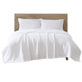GOTS Organic Cotton Blanket Full/Queen - White, Eco-Friendly & Soft