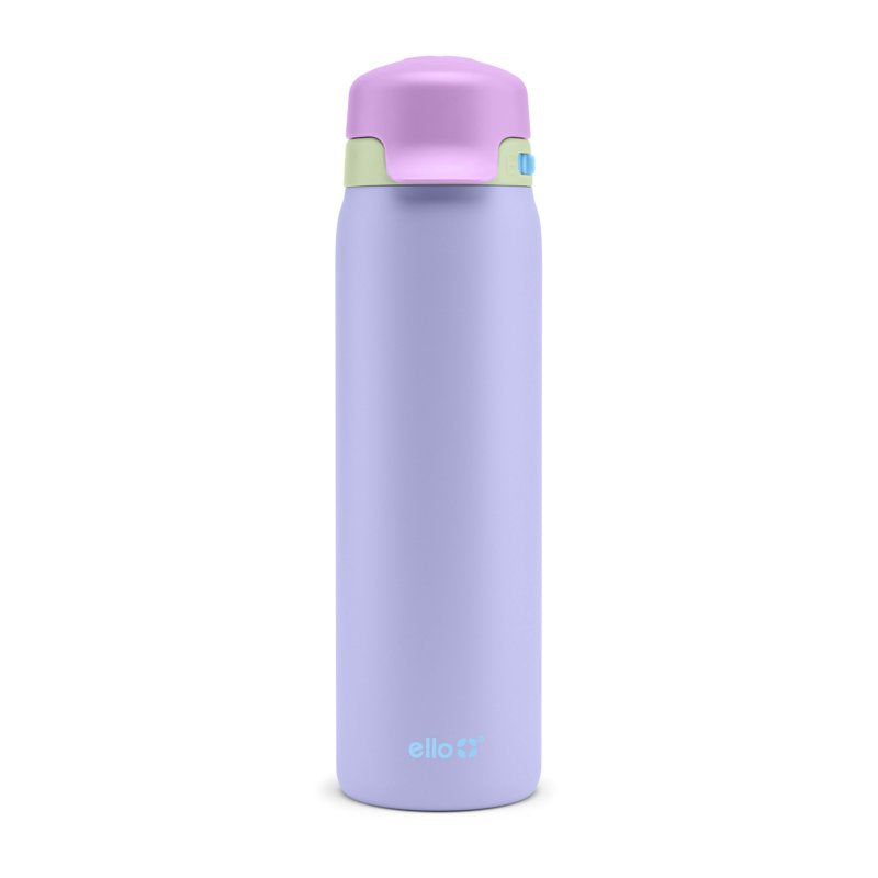22 oz Stainless Steel Water Bottle with QuickFill Lid - Purple Tricolor