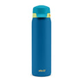 22 oz Stainless Steel Water Bottle with QuickFill Lid - Teal Tricolor