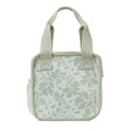 Insulated Neoprene Lunch Tote with Zipper - Soft Sage