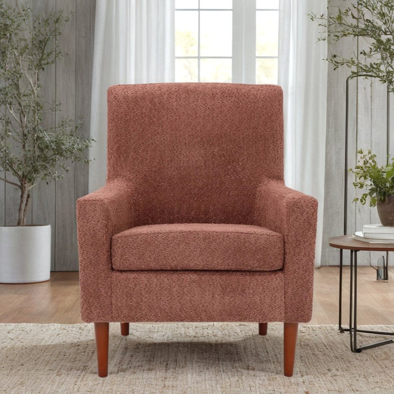 Emma Lounge Chair - Upholstered Polyester with Removable Cushion