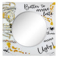 36 x 36-Inch Beveled Wall Mirror with Tempered Art Glass - Variation of THIS listing