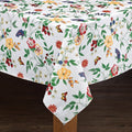 Enchanted Garden Multicolor Vinyl Tablecloth 52" x 70"