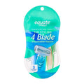 Women's 4-Blade Disposable Razors - 3 Count