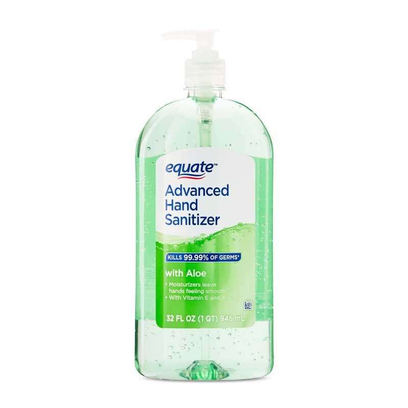 Advanced Hand Sanitizer with Aloe - 32 fl oz Pump Bottle
