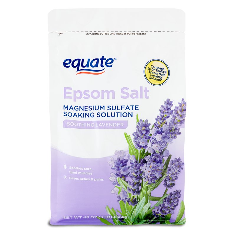 Epsom Salt Soaking Solution with Lavender - 3 lbs