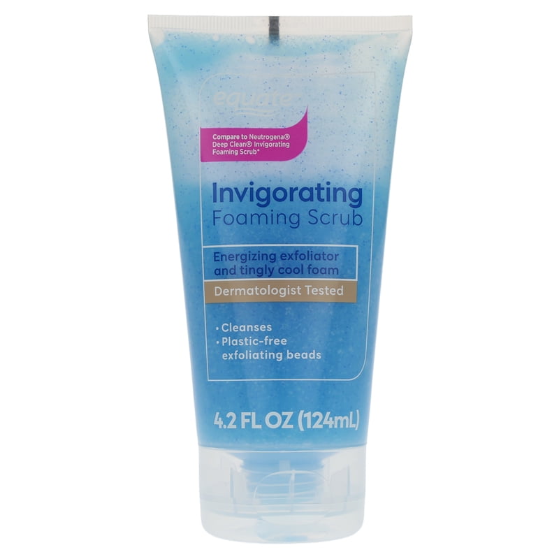 Invigorating Foaming Face Scrub - Exfoliating Facial Cleanser 4.2 fl oz