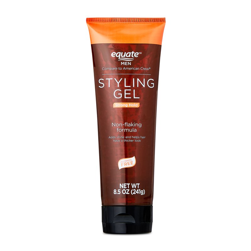 Strong Hold Styling Gel for Men - Non-Flaking, Alcohol-Free