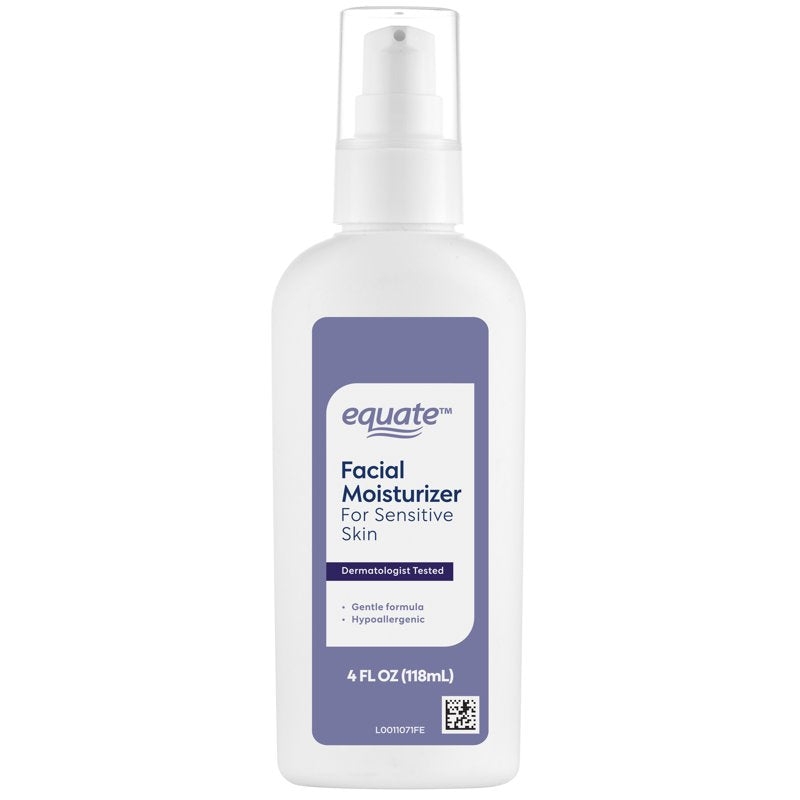 Sensitive Skin Facial Moisturizer, Fragrance-Free Daily Hydration, 4 fl oz