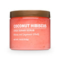 Shea Sugar Scrub - Coconut Hibiscus Exfoliating Body Polish, 18 oz