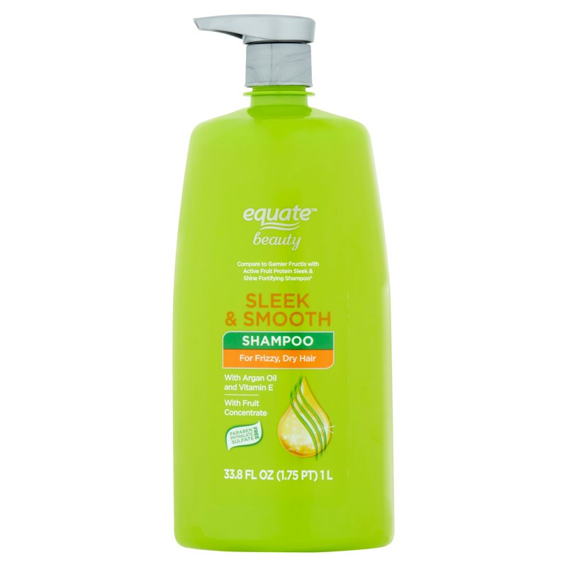 Sleek & Smooth Shampoo for Frizzy and Dry Hair with Argan Oil, 33.8 fl oz