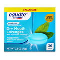 Sugar-Free Dry Mouth Relief Lozenges - Peppermint Flavor