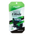 Men's 3-Blade Sensitive Disposable Razors - 4 Count