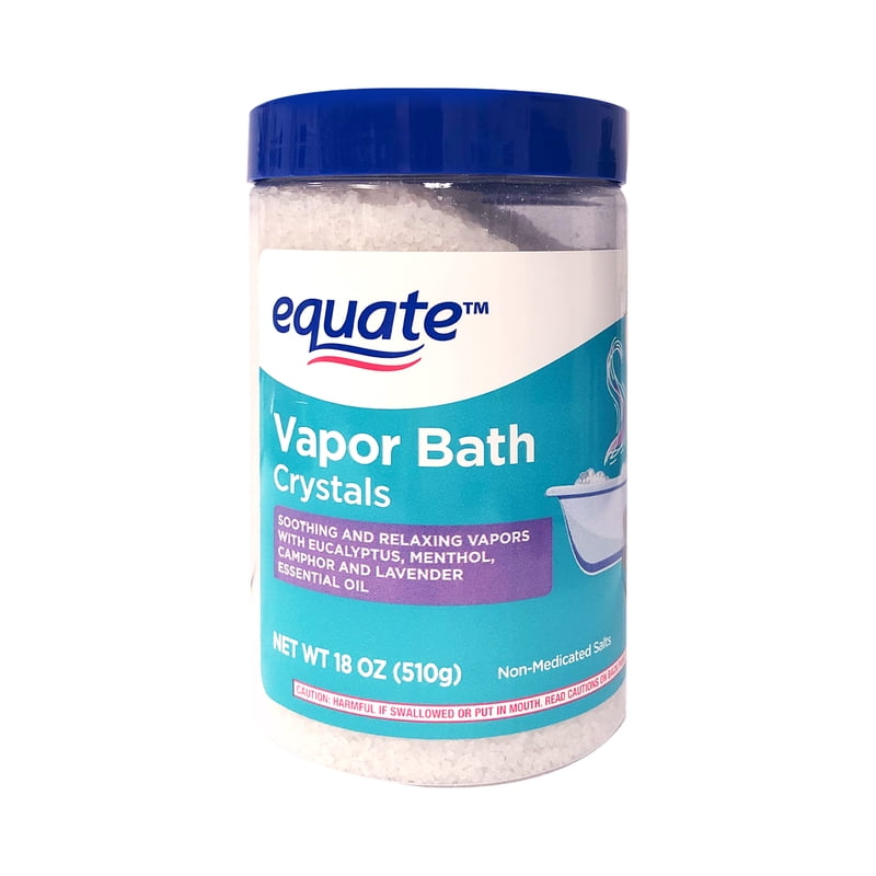 Vapor Bath Crystals with Eucalyptus & Lavender - 18 oz