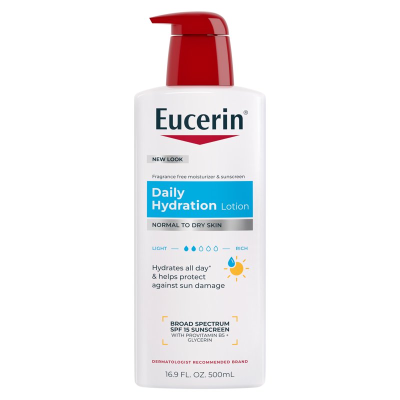 Daily Hydration Body Lotion with SPF 15 for Normal to Dry Skin, 16.9 fl oz