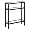 Modern Industrial 22" Rectangular Console Table - Multiple Colors