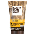 Beard & Scruff Face Lotion for Men - Sandalwood Teak, 3.2 fl. oz