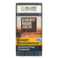 Men's Aluminum-Free Deodorant - 48-Hour Odor Defense - Desert Sandalwood Scent - 2.6 oz