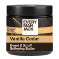 Beard Butter for Men - Softening & Hydrating with Shea & Coconut Oil - Vanilla & Cedar Scent - 4 oz