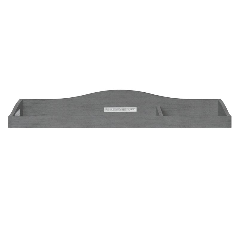 Wooden Diaper Changing Table - Rustic Gray Finish