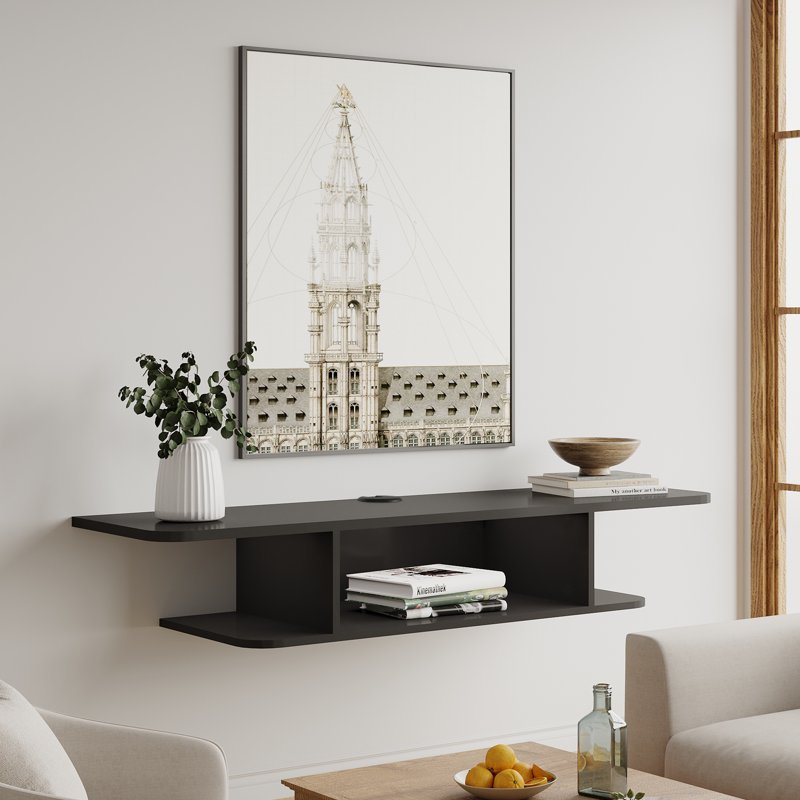 Wall Mounted TV Stand for TVs up to 50" - Floating Shelf
