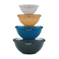 8-Piece Mixing Bowl Set with Lids - Nesting Kitchen Bowls