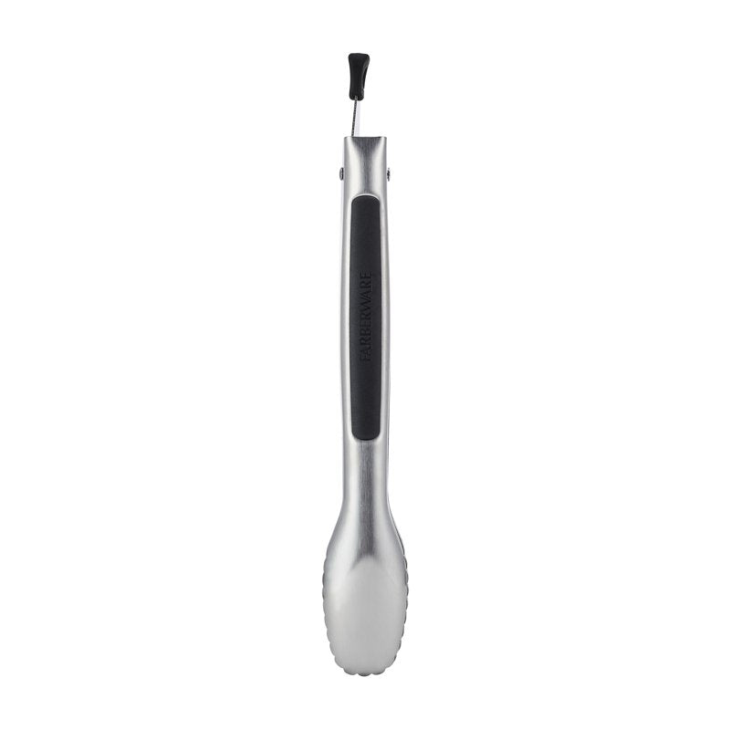 10.5-Inch Stainless Steel Locking Kitchen Tongs - Ergonomic Grip