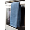 Waffle Kitchen Towel Set - 6 Piece, 100% Cotton, Blue, 28" x 18"