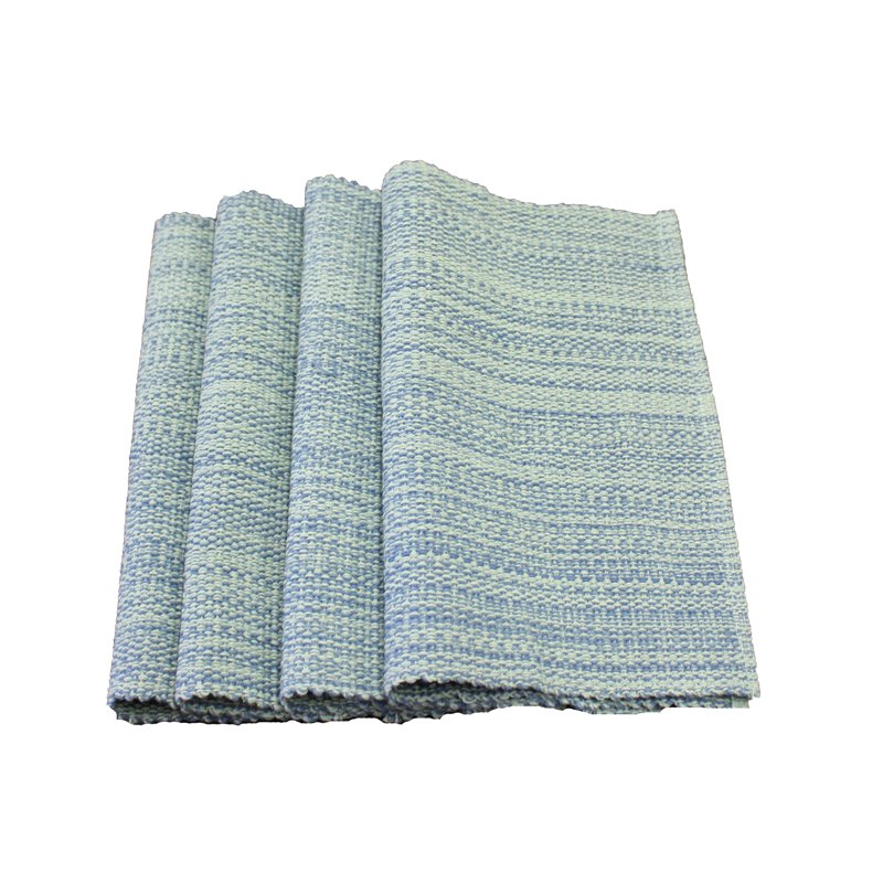 Casual Classic Cotton Placemats - Blue Set of 4