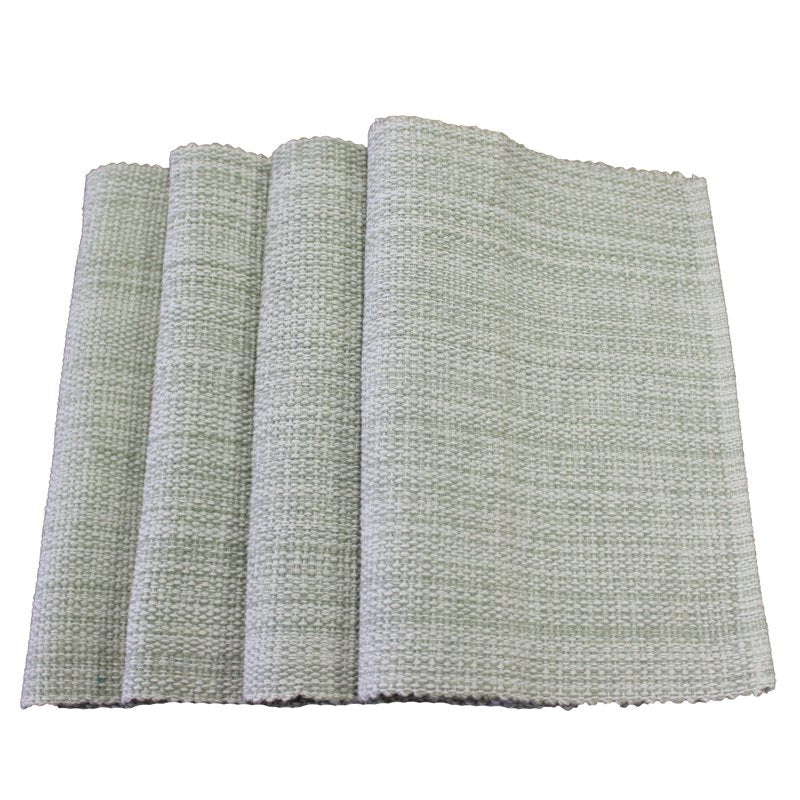 Casual Classic Cotton Placemats - Gray - Set of 4