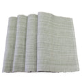 Casual Classic Cotton Placemats - Gray - Set of 4