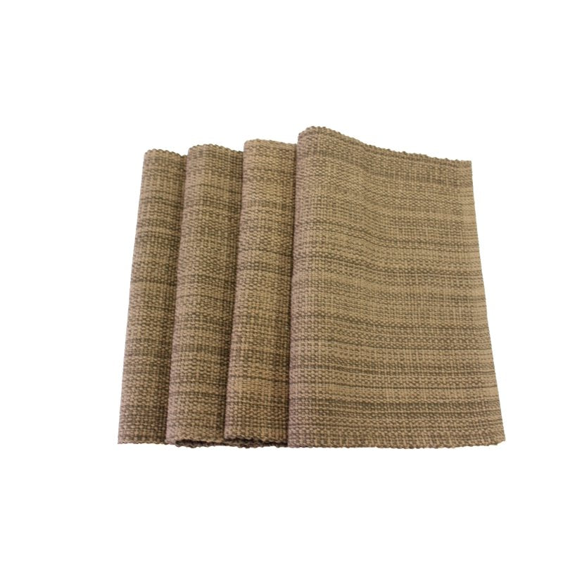 Cotton Placemat Set - Casual Classic Handwoven - Brown