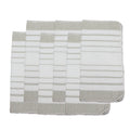 100% Cotton Kitchen Towel Set - 3 Piece Assorted Beige