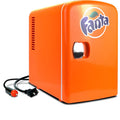 4L Mini Fridge/Warmer with Coca-Cola Graphics - Orange