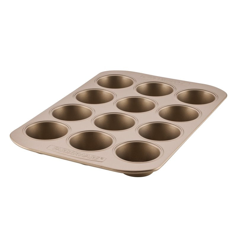 12-Cup Nonstick Muffin Pan - Mocha
