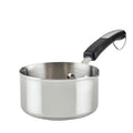 1 Quart Stainless Steel Saucepan with Pour Spout - Induction Compatible