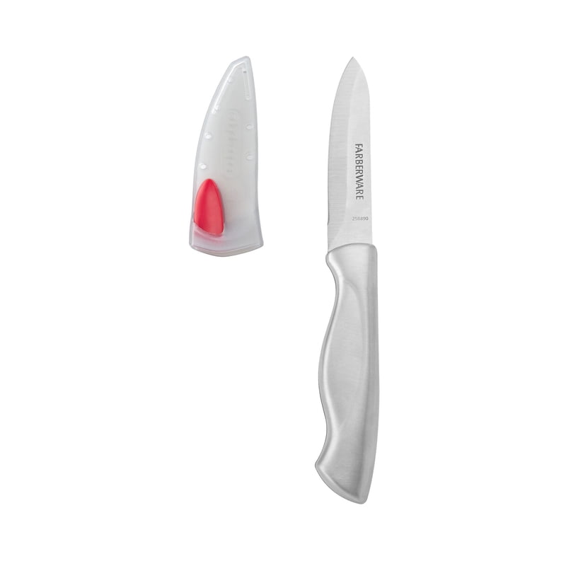 3.5-Inch Stainless Steel Paring Knife with Self-Sharpening Sleeve