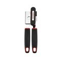 Soft Grip Can Opener with Magnetic Lid Lifter - Black/Red
