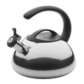 Stainless Steel Whistling Tea Kettle - 2.3 Quart, Silver