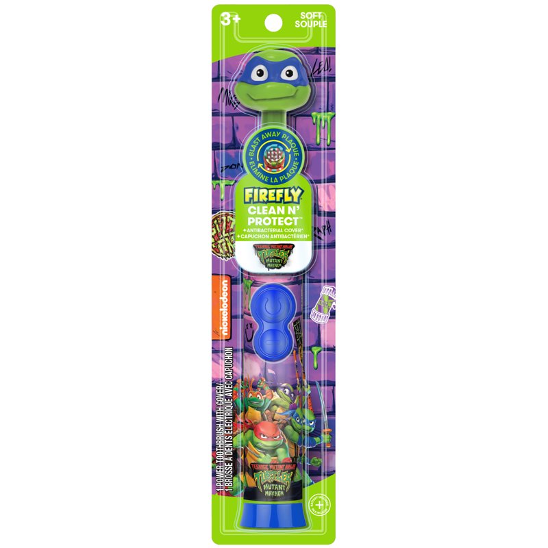 Kids Battery-Operated Rotary Toothbrush with 3D Character Cover