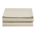 Queen Size Wrinkle-Free Fitted Sheet - Cream - 1500 Series Hotel Comfort