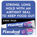 Denture Adhesive Cream, Extra Strong Hold for Gum Care, 2.0oz