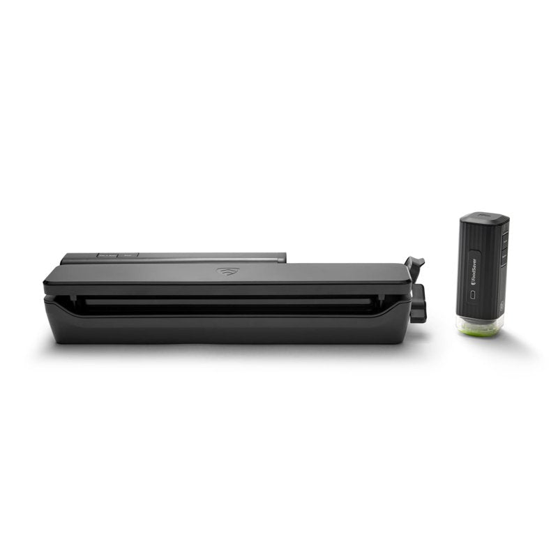 2-in-1 Vacuum Sealing System - Handheld & Countertop, Matte Black