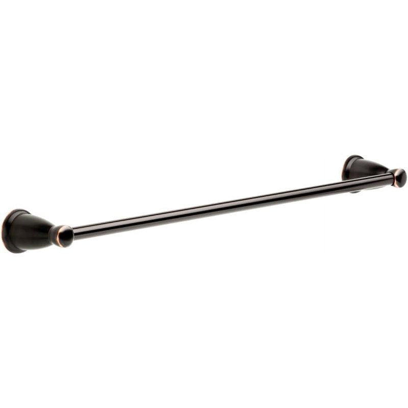 24-Inch Towel Bar in Oil Rubbed Bronze - Wall Mounted Bathroom Organizer
