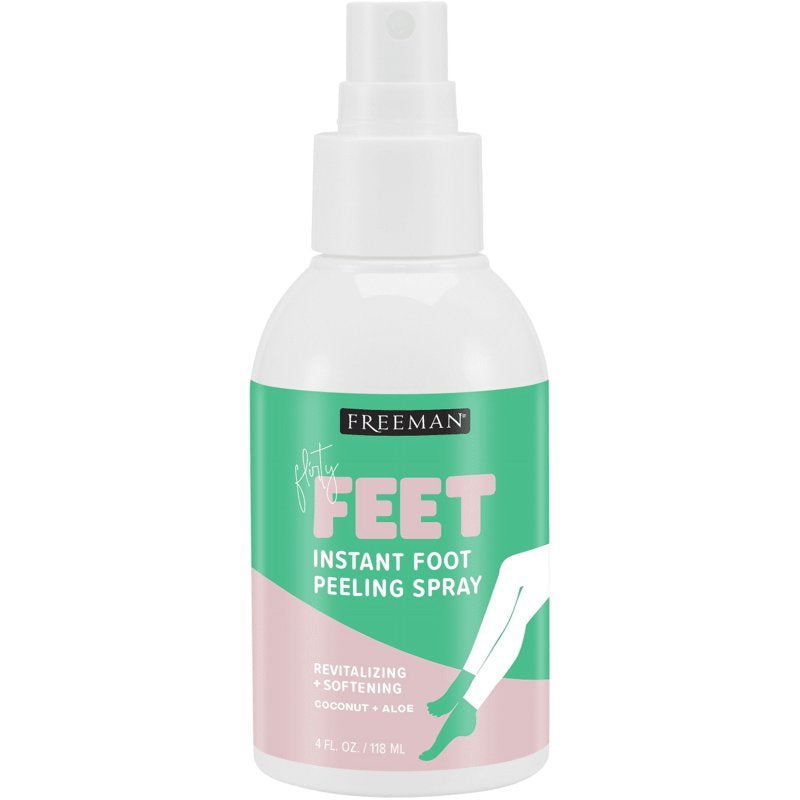 Coconut & Aloe Exfoliating Foot Peeling Spray, Moisturizing Foot Treatment